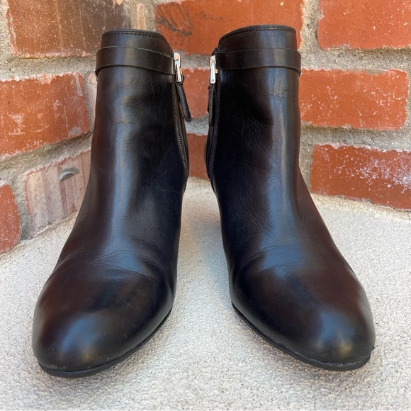 Sam Edelman Maddox Black Leather Ankle Boot | Sz 9.5 - Picture 4 of 9
